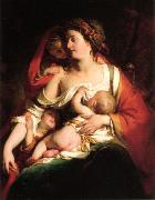 Mutter und Kinder, Friedrich von Amerling